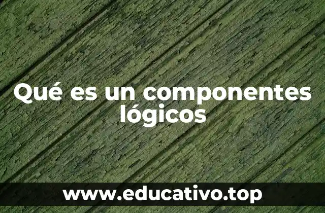 Qué es un componentes lógicos