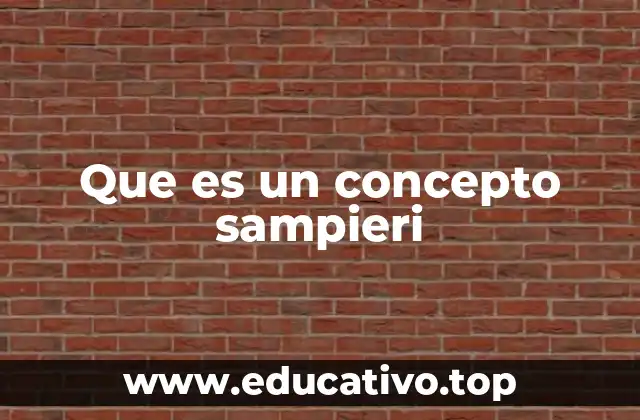 Que es un concepto sampieri