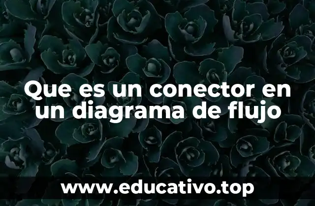 Que es un conector en un diagrama de flujo