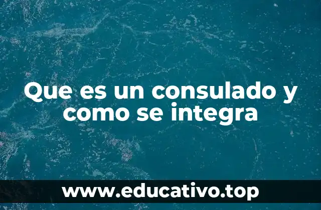 Que es un consulado y como se integra