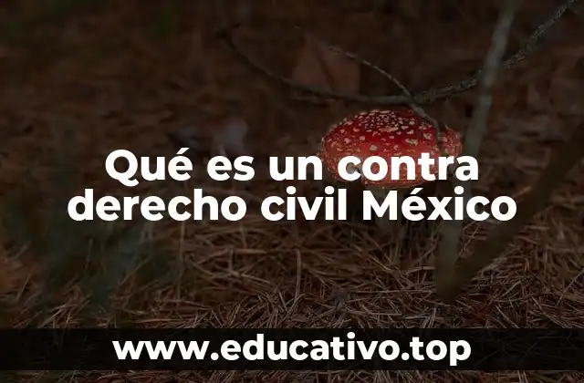 Qué es un contra derecho civil México