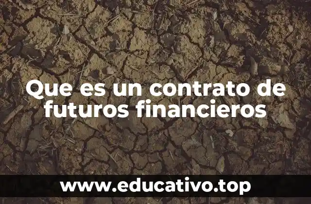Que es un contrato de futuros financieros