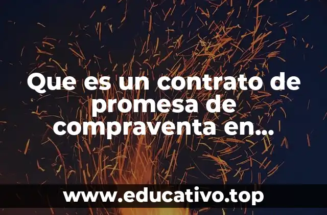 Que es un contrato de promesa de compraventa en colombia