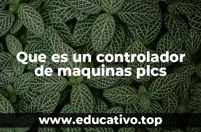 Que es un controlador de maquinas plcs