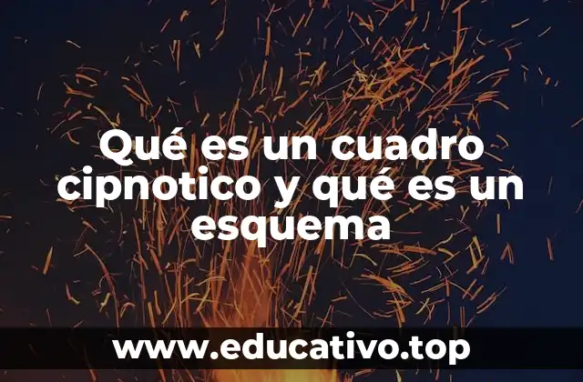 Qué es un cuadro cipnotico y qué es un esquema