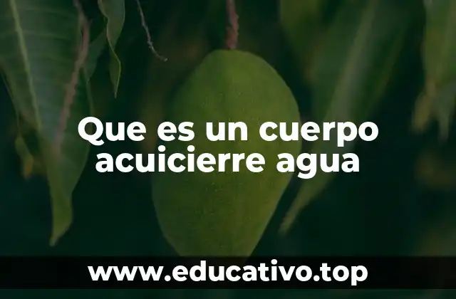 La importancia de los cuerpos acuicierre en la gestión hídrica