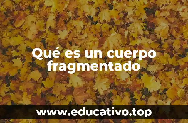 Qué es un cuerpo fragmentado