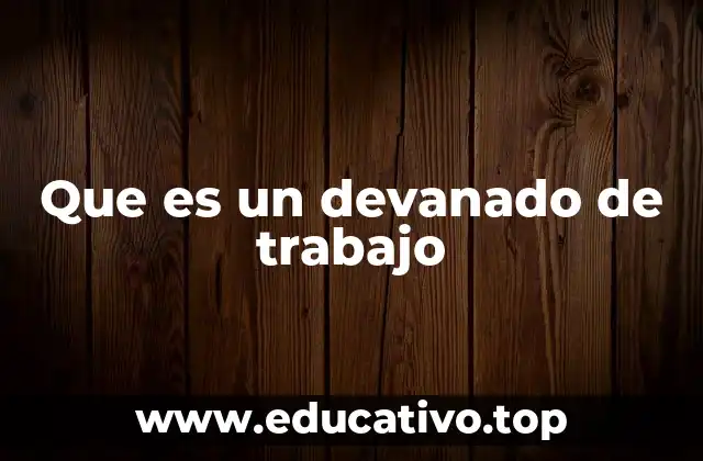 Que es un devanado de trabajo