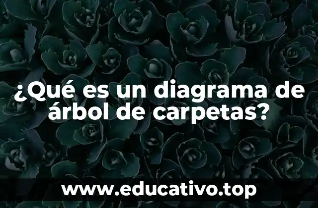 ¿Qué es un diagrama de árbol de carpetas?