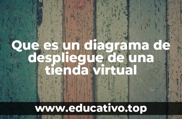 Que es un diagrama de despliegue de una tienda virtual