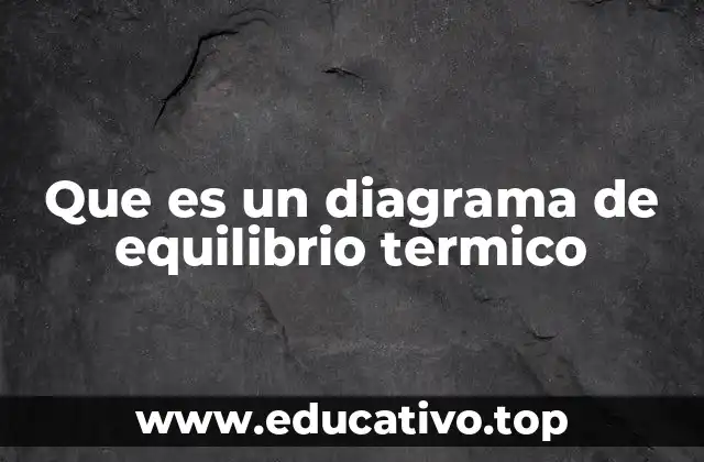 Aplicaciones de los diagramas de equilibrio térmico en la industria