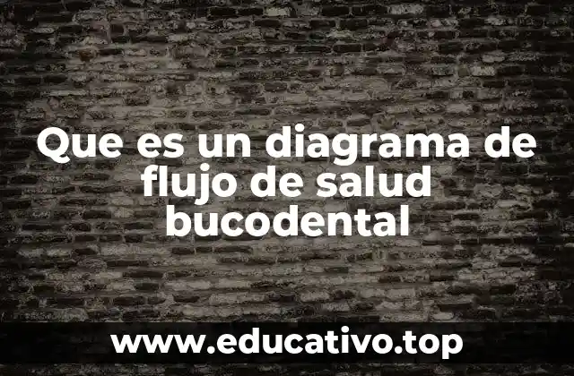 Que es un diagrama de flujo de salud bucodental