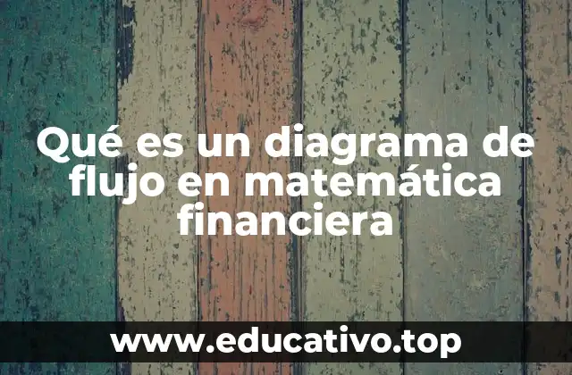 Qué es un diagrama de flujo en matemática financiera