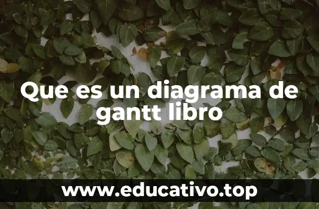 La importancia de aprender a través de libros sobre diagramas de Gantt
