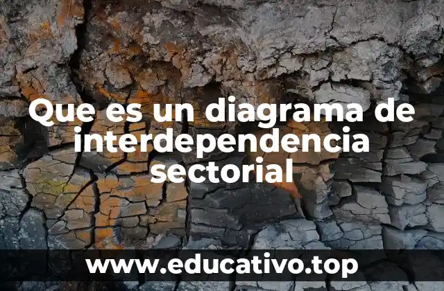 Que es un diagrama de interdependencia sectorial