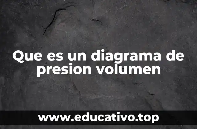 Que es un diagrama de presion volumen