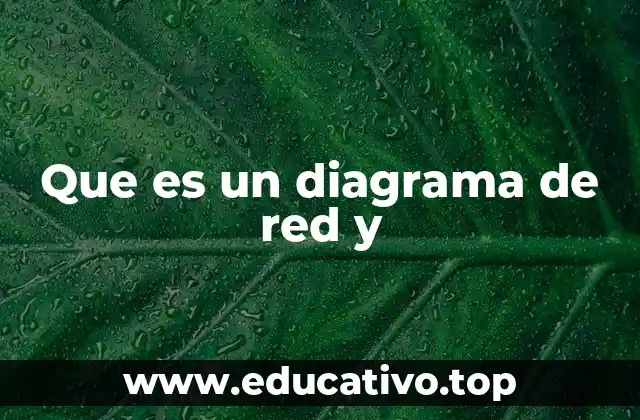 Que es un diagrama de red y