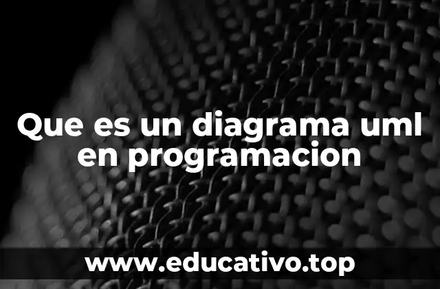 Que es un diagrama uml en programacion