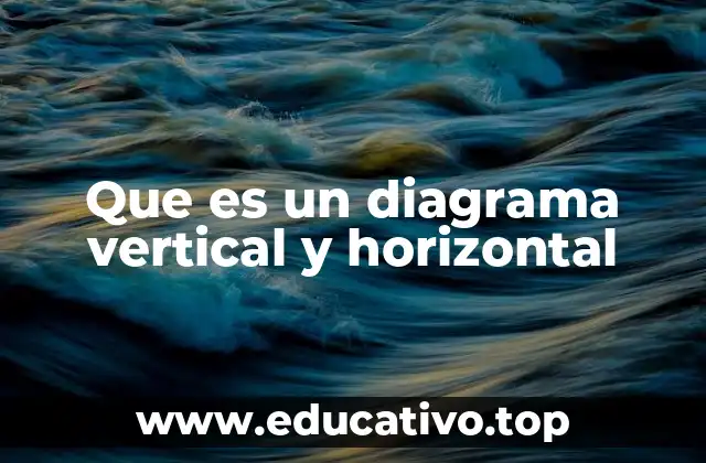 Que es un diagrama vertical y horizontal