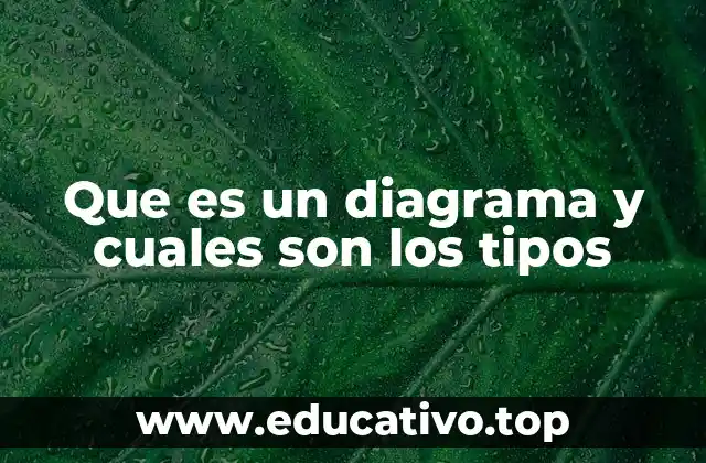 Que es un diagrama y cuales son los tipos