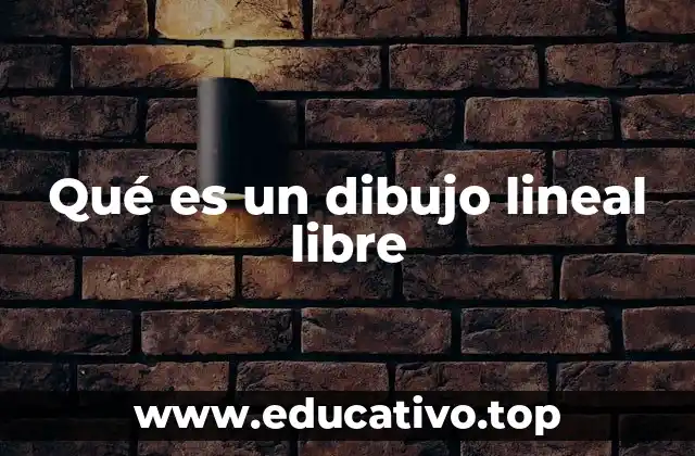 Qué es un dibujo lineal libre