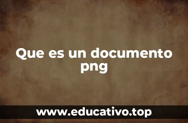 Características del formato PNG