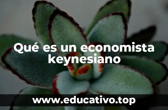 Qué es un economista keynesiano