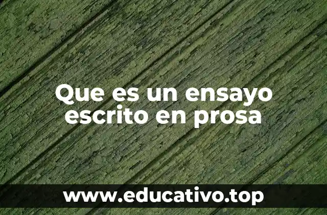 La importancia de la prosa en la comunicación escrita