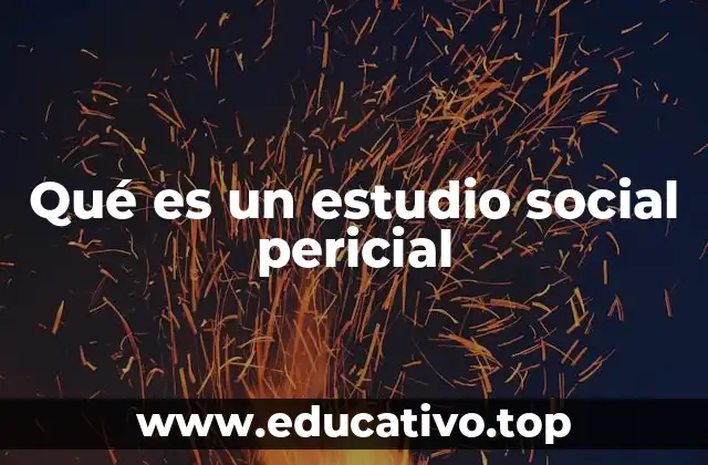 Qué es un estudio social pericial