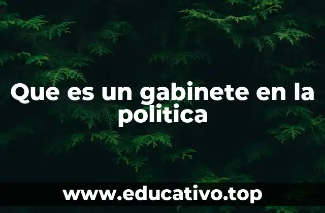 Que es un gabinete en la politica