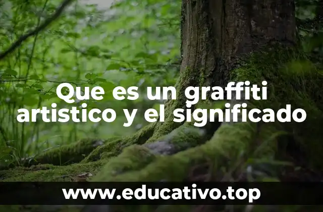 Que es un graffiti artistico y el significado