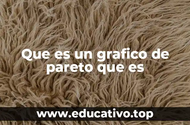 Que es un grafico de pareto que es