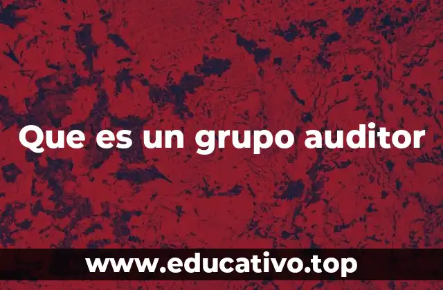 Que es un grupo auditor