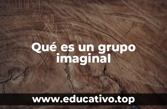 Qué es un grupo imaginal