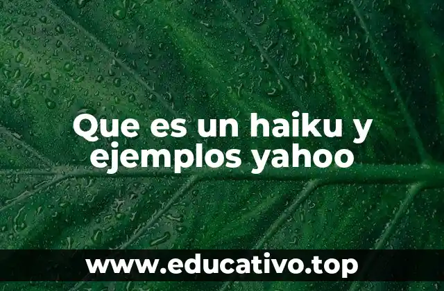 La esencia del haiku