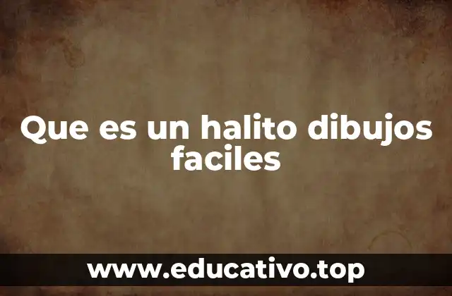 Que es un halito dibujos faciles