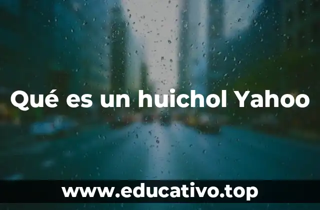 Qué es un huichol Yahoo