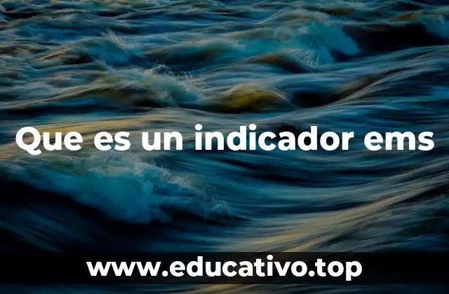 Que es un indicador ems