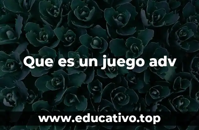 Que es un juego adv