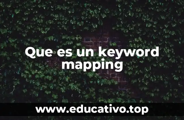 Que es un keyword mapping
