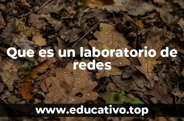 Que es un laboratorio de redes