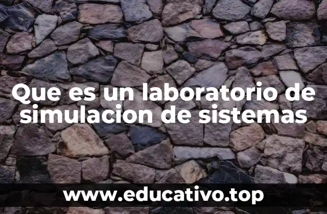 Que es un laboratorio de simulacion de sistemas