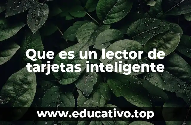 Que es un lector de tarjetas inteligente