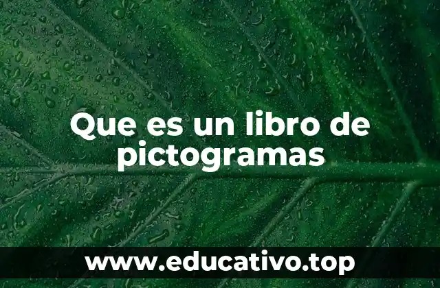 Que es un libro de pictogramas