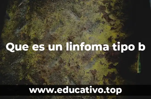 Que es un linfoma tipo b