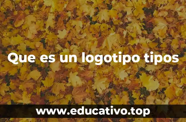 Que es un logotipo tipos
