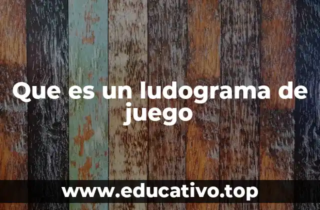 Que es un ludograma de juego