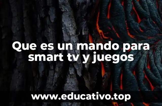 Que es un mando para smart tv y juegos