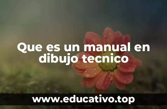 Que es un manual en dibujo tecnico
