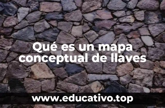 Qué es un mapa conceptual de llaves
